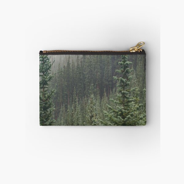Item preview, Tall coniferous trees in a forest designed and sold by NewPrint.
