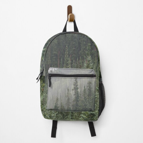 Item preview, Tall coniferous trees in a forest designed and sold by NewPrint.