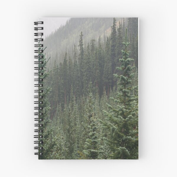 Item preview, Tall coniferous trees in a forest designed and sold by NewPrint.