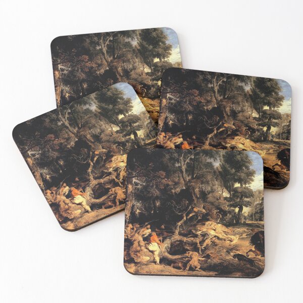 Item preview, Peter Paul Rubens's The Wild Boar Hunt designed and sold by mosfunky.