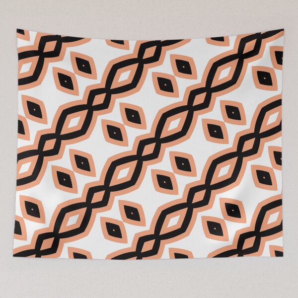 Item preview, Peach and Black by Julie Everhart designed and sold by Julie Everhart.