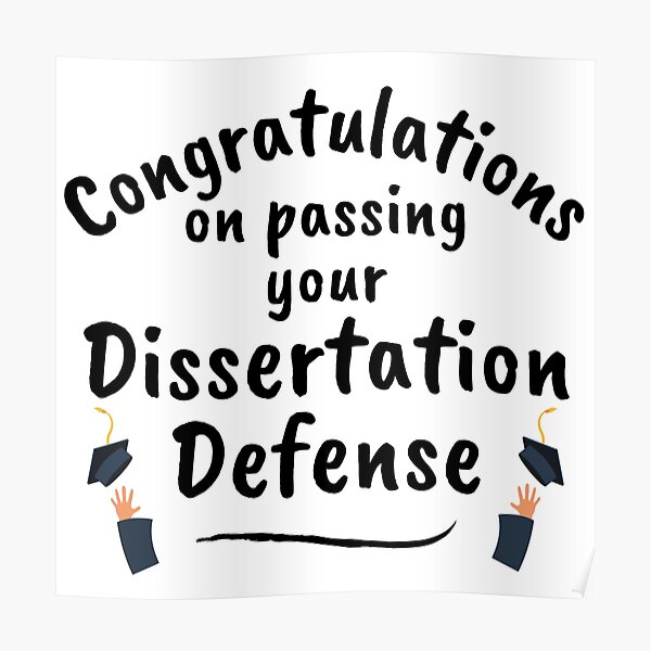 thesis defense congratulations message