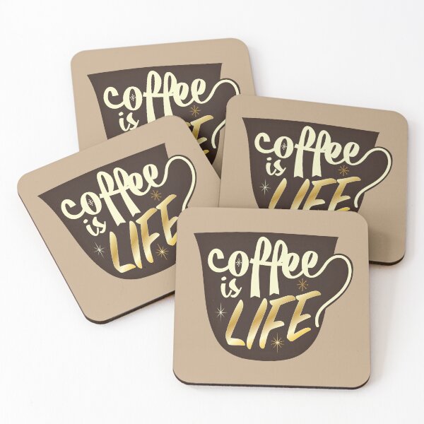 Item preview, Coffee is Life | For the love of the bean | Latte, cappuccino, americano, and more! designed and sold by Maren Frances.