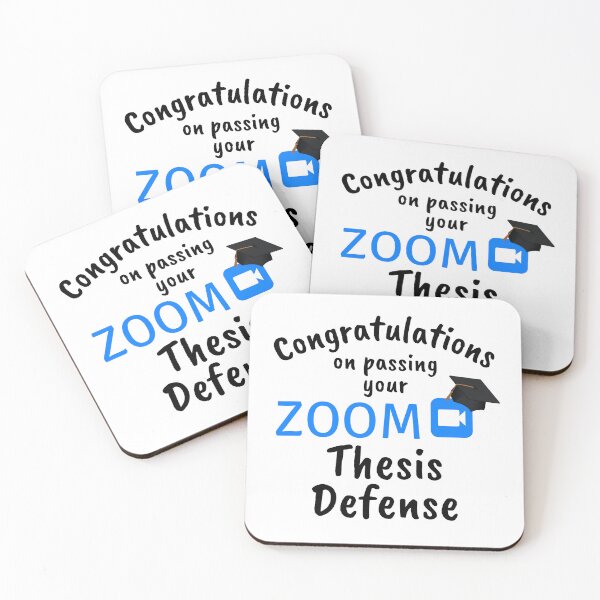 Item preview, Congratulations On Passing Your Thesis Defense - Virtual designed and sold by jadedscientist.