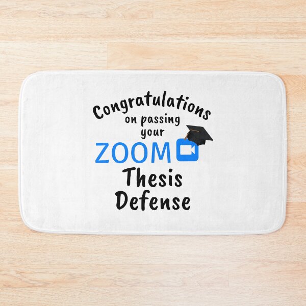Item preview, Congratulations On Passing Your Thesis Defense - Virtual designed and sold by jadedscientist.