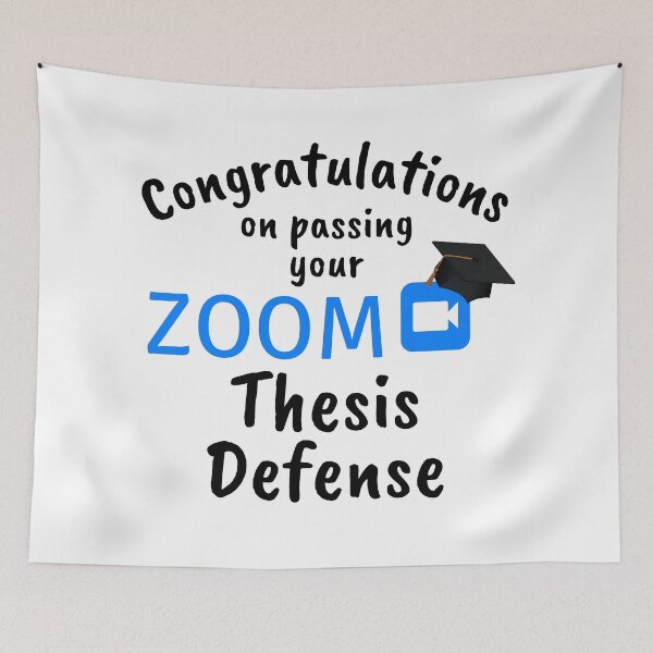 Item preview, Congratulations On Passing Your Thesis Defense - Virtual designed and sold by jadedscientist.