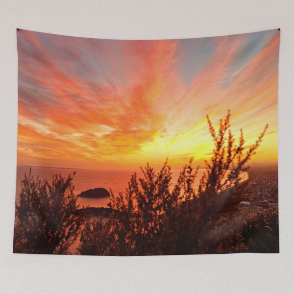 Item preview, FIERY SUNRISE FROM THE MOUNT designed and sold by Steffi August.
