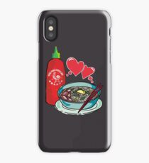 Pho & Sriracha Love iPhone Case
