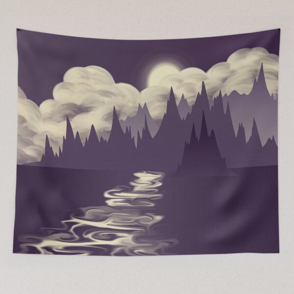 Item preview, Purple Alaskan Scenery  designed and sold by Krystal  Thomas.