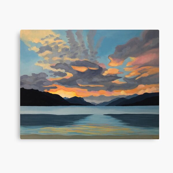 Item preview, Sunset Over Kootenay Lake designed and sold by Renee Harper.