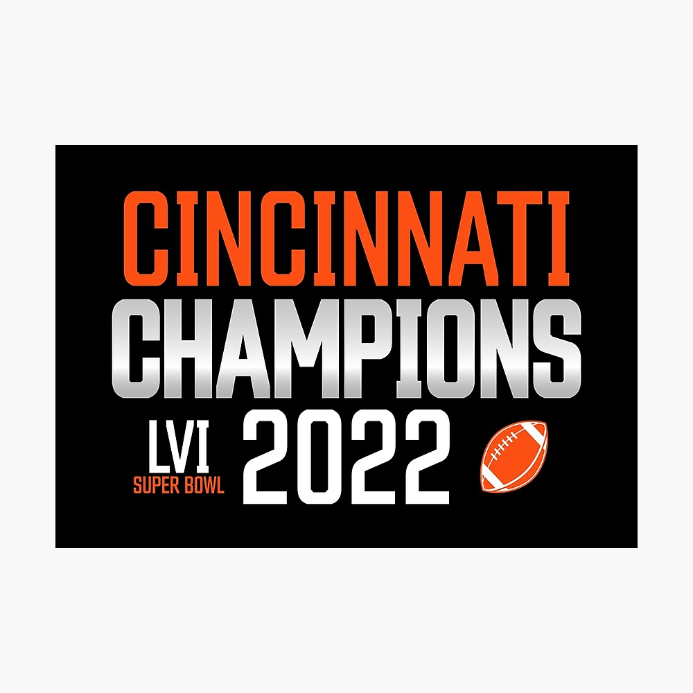 Bengals afc championship Poster for Sale by DaHYInspire