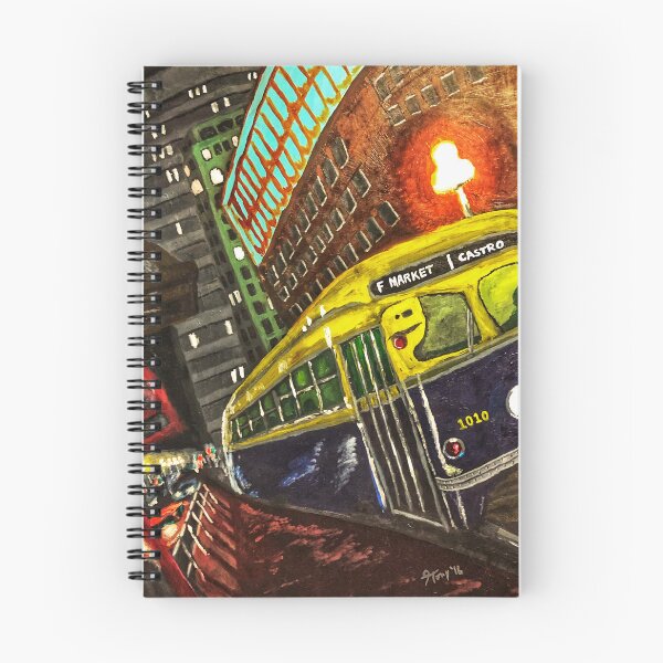 Item preview, F Market San Francisco oil painting designed and sold by JTony.