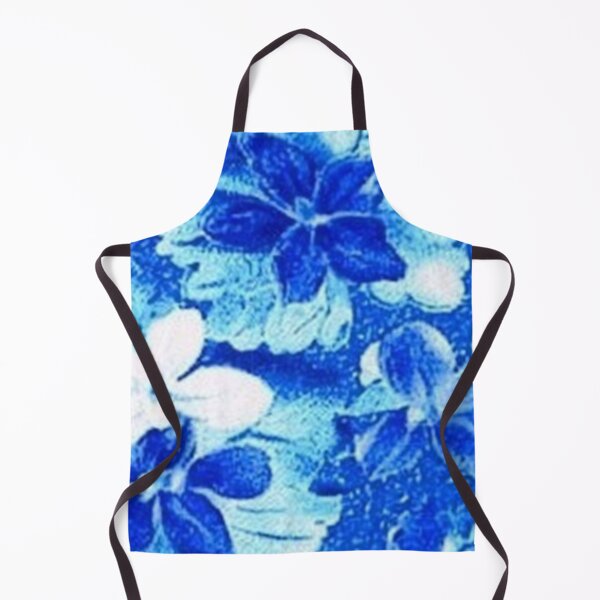 Item preview, Vintage Floral Violets White and Blue designed and sold by SaraValor.