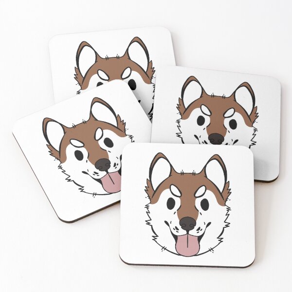 Item preview, Husky Brown and White designed and sold by RoseBud-Art.
