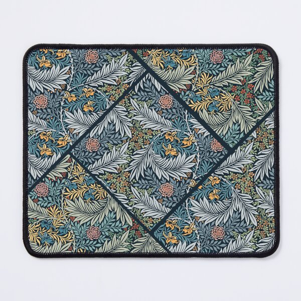 Item preview, Ornaments Floral Quilted Pattern with Navy Background  designed and sold by NawalMagdy.