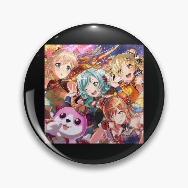 Item preview, BanG Dream Bandori Kokoro Lisa Moca Hina Misaki Ride On Dragon Edit designed and sold by Galileo Majors.