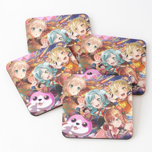 Item preview, BanG Dream Bandori Kokoro Lisa Moca Hina Misaki Ride On Dragon Edit designed and sold by Galileo Majors.