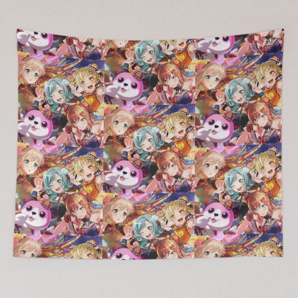 Item preview, BanG Dream Bandori Kokoro Lisa Moca Hina Misaki Ride On Dragon Edit designed and sold by Galileo Majors.