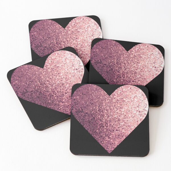 Item preview, Rose Gold Pink Heart designed and sold by thesnowwhyte.