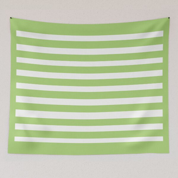 Item preview, Fresh Green and White Stripes designed and sold by Karen Thomson.