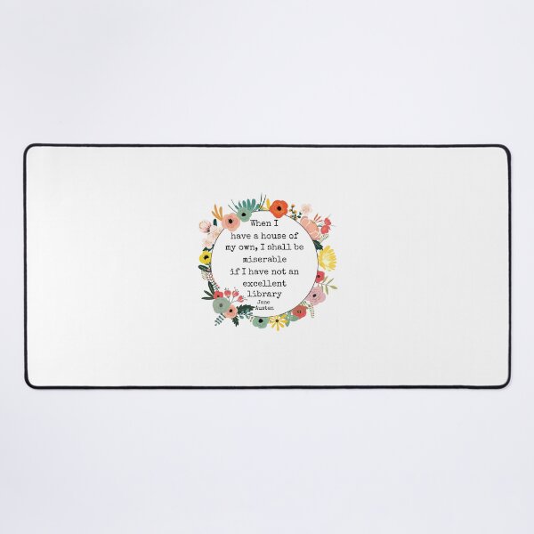 Item preview, Pride and Prejudice Jane Austen Quote for Book Lovers designed and sold by Hopscotch Shop Designs.