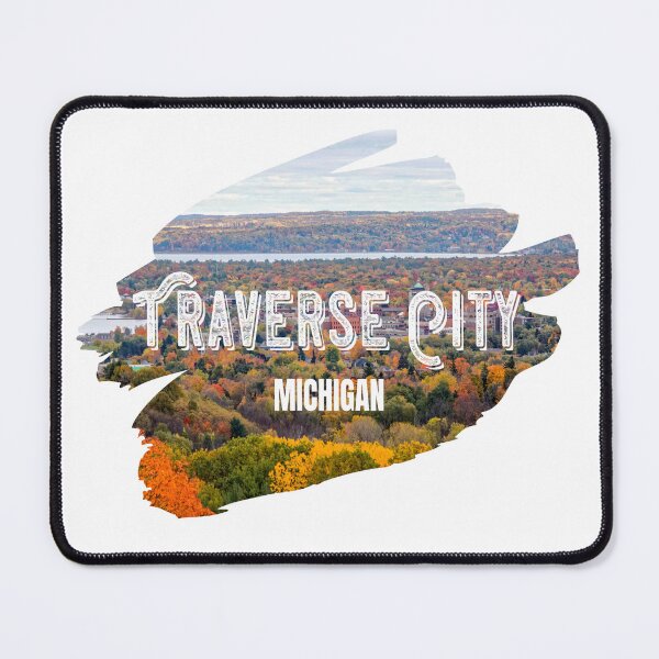 Item preview, Traverse City Michigan Design for Midwest Lovers designed and sold by Hopscotch Shop Designs.