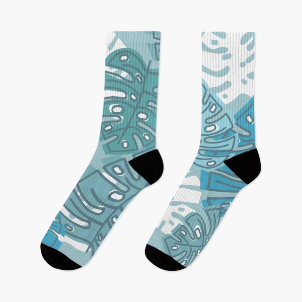 Item preview, Follaje de monstera azul designed and sold by CoolWallpapers.