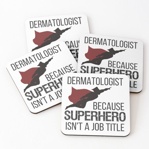 Item preview, Funny Dermatology Superhero Design for Dermatologist designed and sold by Hopscotch Shop Designs.
