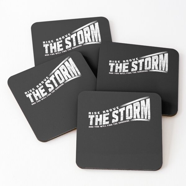 Item preview, Rise above the storm and you will find the sunshine - motivative quotes designed and sold by VichallanStudio.