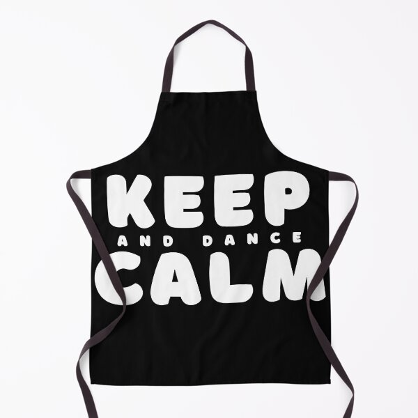 Item preview, keep calm and dance positive quote black and white illustration. designed and sold by Coolclassy.
