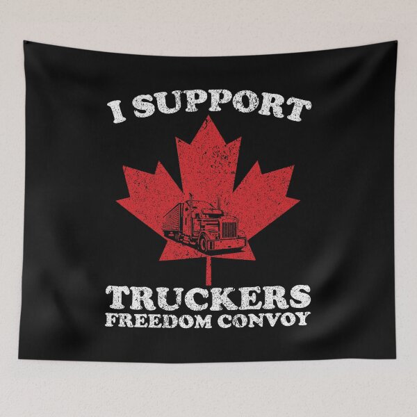 Item preview, I Support Canadian Truckers Freedom Convoy 2022 designed and sold by teemenia.