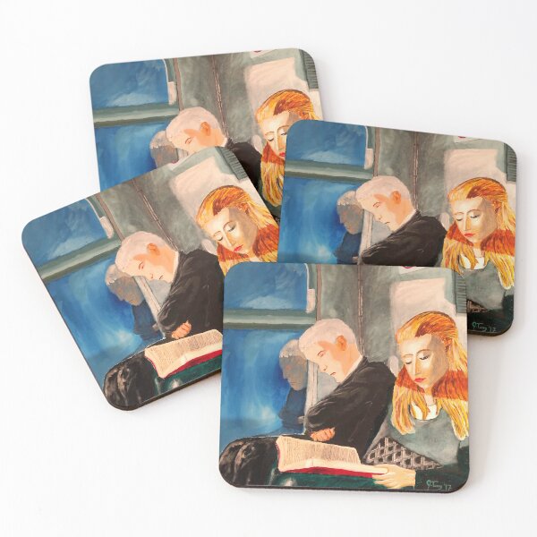 Item preview, Commuters on the N Judah, San Francisco designed and sold by JTony.