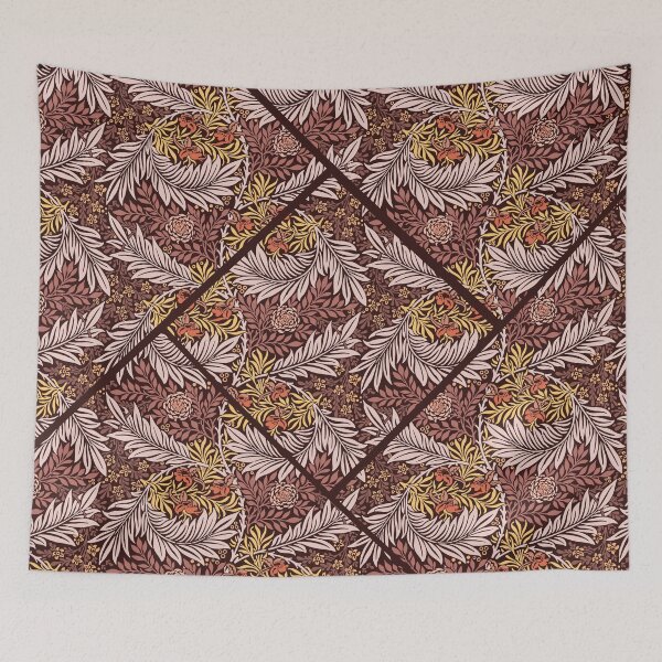 Item preview, Ornaments Floral Quilted Pattern with Navy Background  designed and sold by NawalMagdy.