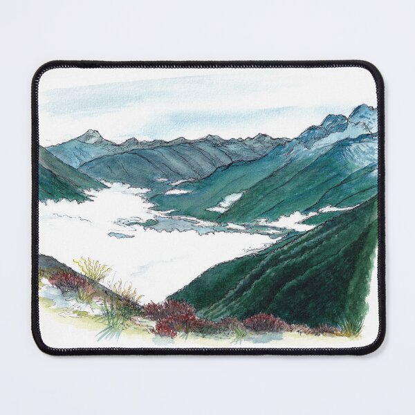 Item preview, Kepler Track Great Walk Watercolour designed and sold by Tom Napper Design.