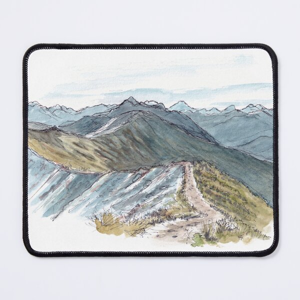 Item preview, Kepler Track Great Walk Watercolour designed and sold by Tom Napper Design.