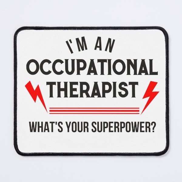 Item preview, Occupational Therapy Superhero Design, Occupational Therapist Gift designed and sold by Hopscotch Shop Designs.