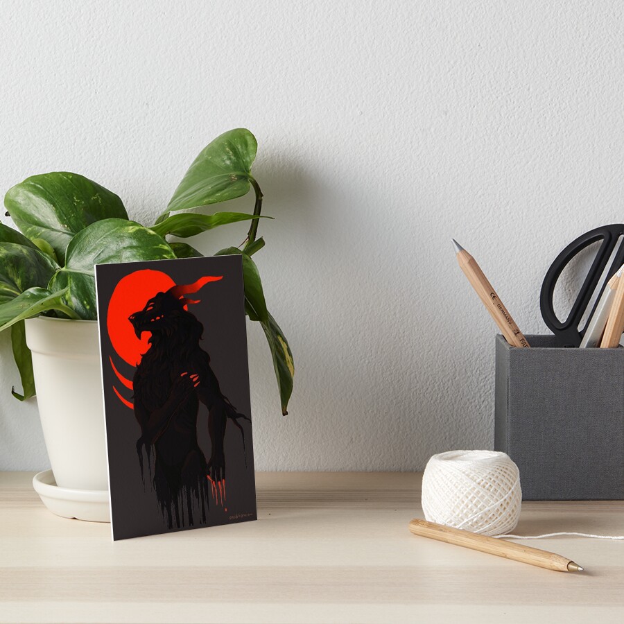 Item preview, Art Board Print designed and sold by Catburd.