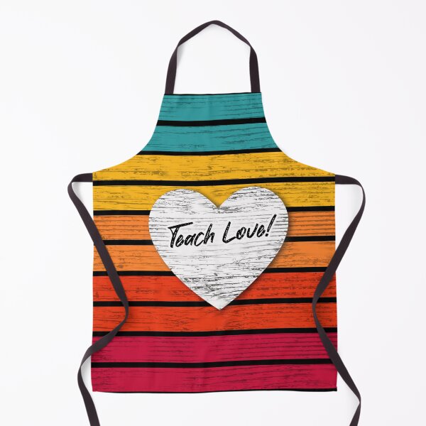 Item preview, Vintage Education Teacher Love Gear - Teach Love  designed and sold by CattlettArt.
