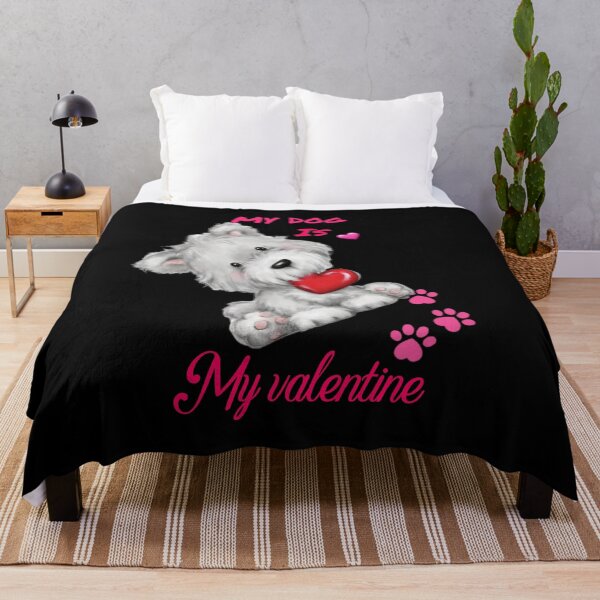 Item preview, My dog is my valentine designed and sold by hagrashraf.