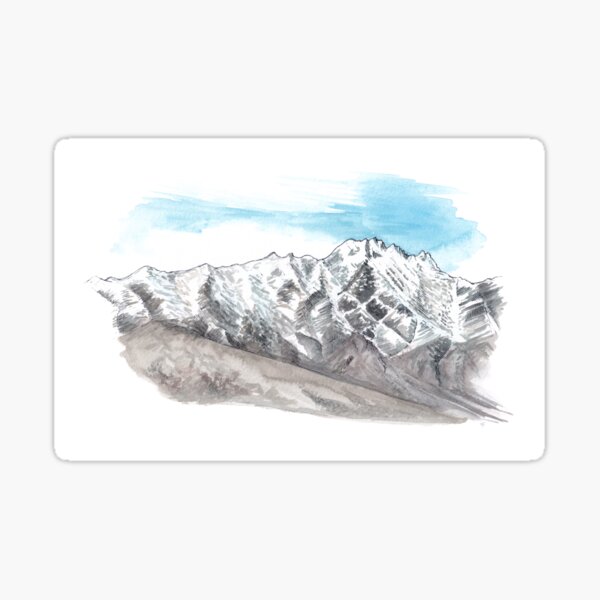 Item preview, Remarkables Watercolour designed and sold by Tom Napper Design.