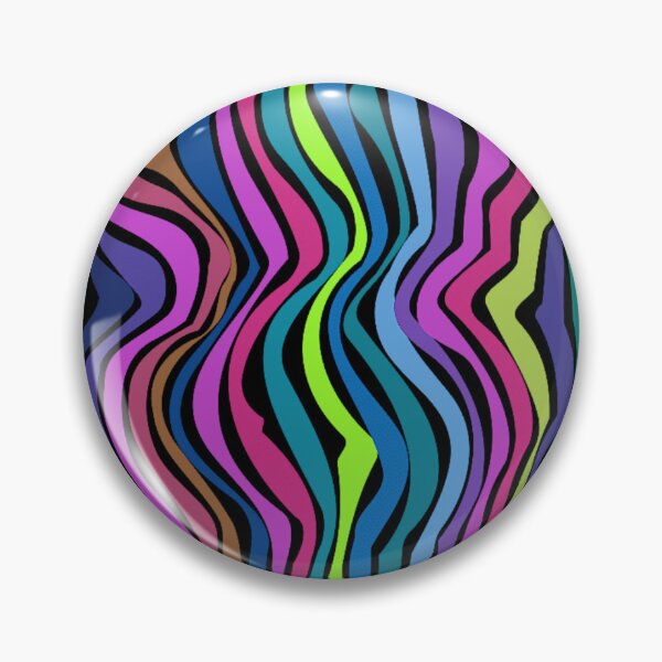 Item preview, Abstract multicolor retro stripes designed and sold by cutecrazytshirt.