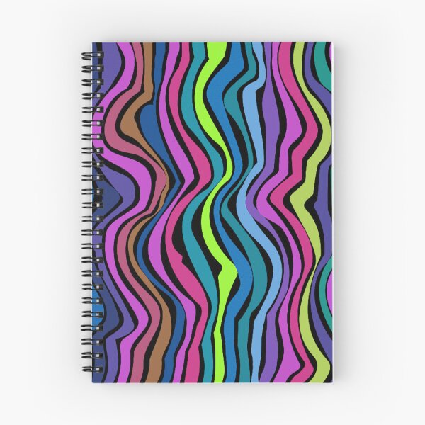 Item preview, Abstract multicolor retro stripes designed and sold by cutecrazytshirt.