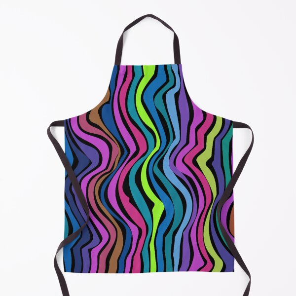 Item preview, Abstract multicolor retro stripes designed and sold by cutecrazytshirt.
