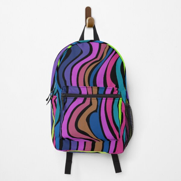 Item preview, Abstract multicolor retro stripes designed and sold by cutecrazytshirt.