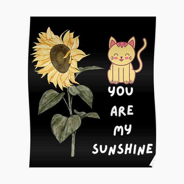 3D Rose You are My Sunshine Cat Inspirational Art Pot Holder 8 x 8 8 x 8 3dRose phl_110501_1