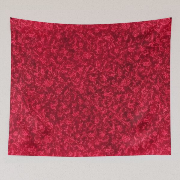 Item preview, Vintage Floral Ruby Flame Red designed and sold by SaraValor.