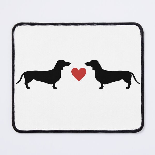 Aperçu de l'œuvre Teckel amour Wiener Dog Lover Pet propriétaire de conception pour anniversaire, anniversaire ou Noël créée et vendue par Hopscotch Shop Designs.