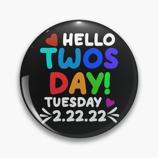 Item preview, Hola Twosday martes 22 de febrero de 2022, regalo divertido de Twosday designed and sold by DesignHouse07.