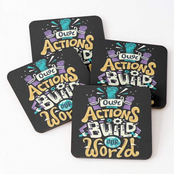 Item preview, Our Actions Build Our World designed and sold by Lakelandwholesale1 Shirt Company.