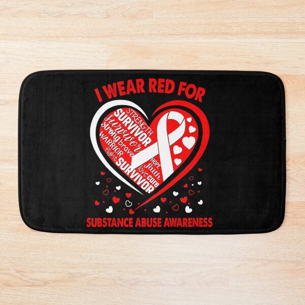 Item preview, I Wear Red For Substance Abuse Survivor Heart Ribbon designed and sold by heppenp.